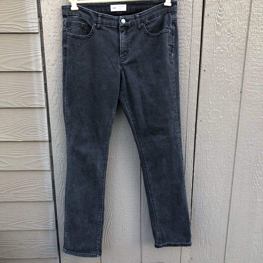 BKE payton universal fit mid rise straight black jeans 32 x 32 - Picture 1 of 4